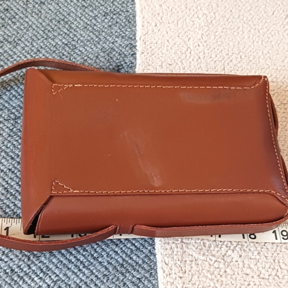 Vintage Kodak Brown Genuine Leather Camera Bag - Picture 10 of 11